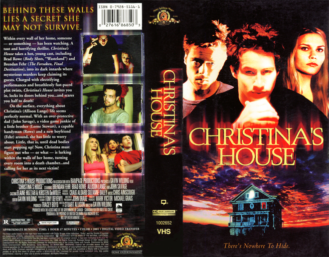 CHRISTINAS HOUSE VHS COVER