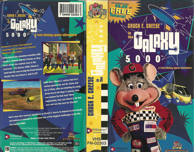 CHUCKY CHEESE IN THE GALAXY 5000, HULK HOGAN, ACTION, HORROR, BLAXPLOITATION, HORROR, ACTION EXPLOITATION, SCI-FI, MUSIC, SEX COMEDY, DRAMA, SEXPLOITATION, BIG BOX, CLAMSHELL, VHS COVER, VHS COVERS, DVD COVER, DVD COVERS