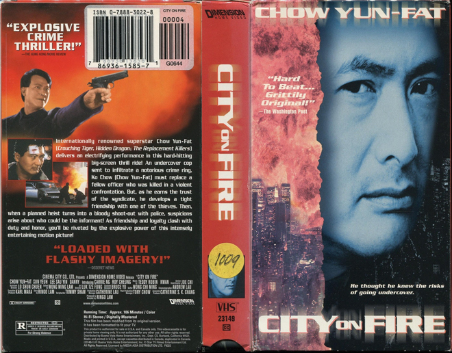 CITY ON FIRE, ACTION VHS COVER, HORROR VHS COVER, BLAXPLOITATION VHS COVER, HORROR VHS COVER, ACTION EXPLOITATION VHS COVER, SCI-FI VHS COVER, MUSIC VHS COVER, SEX COMEDY VHS COVER, DRAMA VHS COVER, SEXPLOITATION VHS COVER, BIG BOX VHS COVER, CLAMSHELL VHS COVER, VHS COVER, VHS COVERS, DVD COVER, DVD COVERS