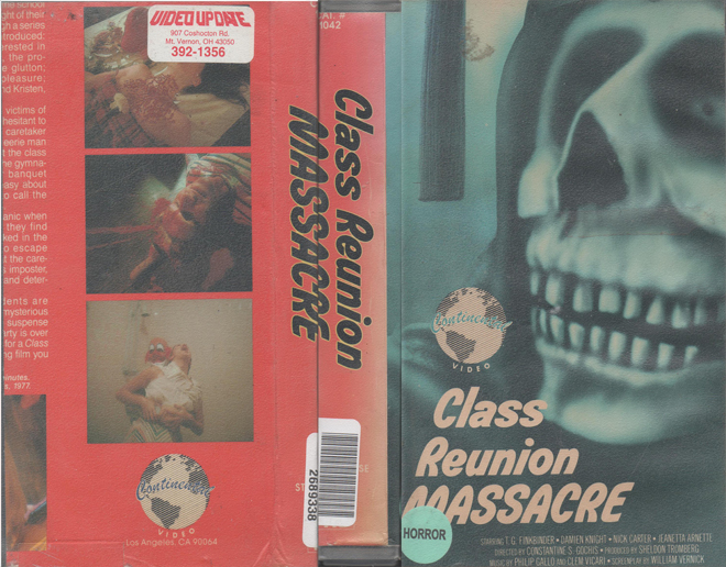CLASS REUNION MASSACRE, VHS COVERS - SUBMITTED BY RYAN GELATIN