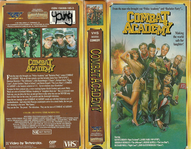 COMBAT ACADEMY VHS COVER