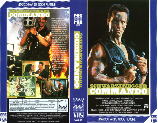 COMMANDO, ACTION VHS COVER, HORROR VHS COVER, BLAXPLOITATION VHS COVER, HORROR VHS COVER, ACTION EXPLOITATION VHS COVER, SCI-FI VHS COVER, MUSIC VHS COVER, SEX COMEDY VHS COVER, DRAMA VHS COVER, SEXPLOITATION VHS COVER, BIG BOX VHS COVER, CLAMSHELL VHS COVER, VHS COVER, VHS COVERS, DVD COVER, DVD COVERS