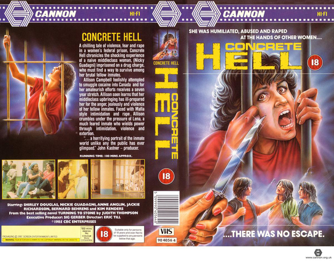 CONCRETE HELL VHS COVER