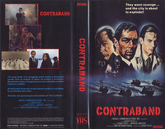 CONTRABAND MOGUL VHS COVER, VHS COVERS