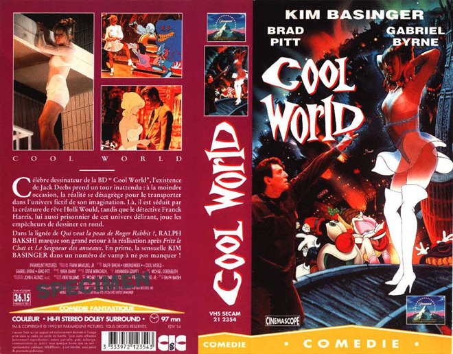 COOL WORLD VHS COVER