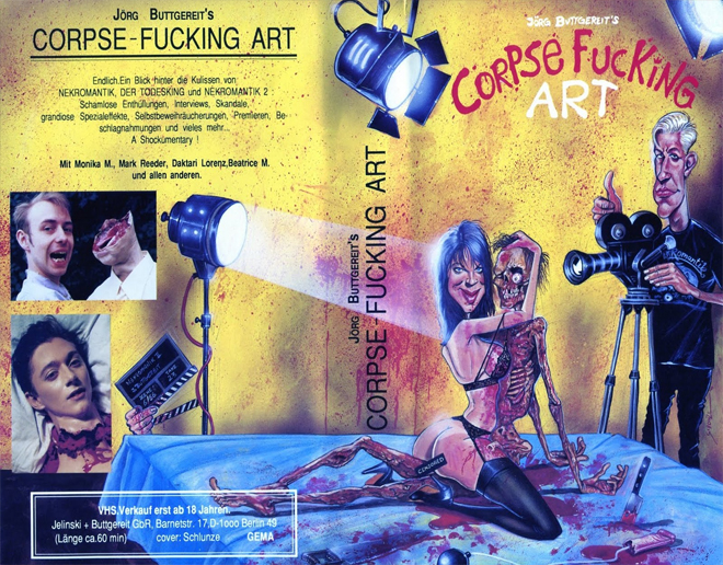 CORPSE FUCKING ART VHS COVER