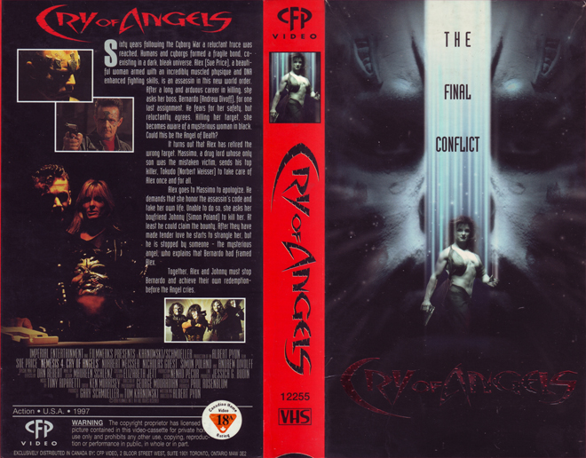 CRY OF ANGELS VHS COVER