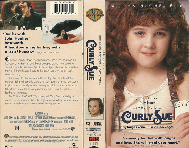 CURLY SUE VHS COVER