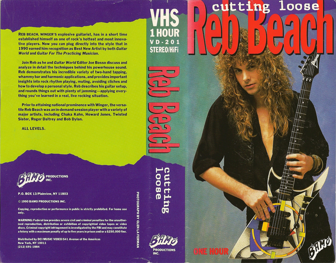 CUTTING LOOSE : REB BEACH VHS COVER