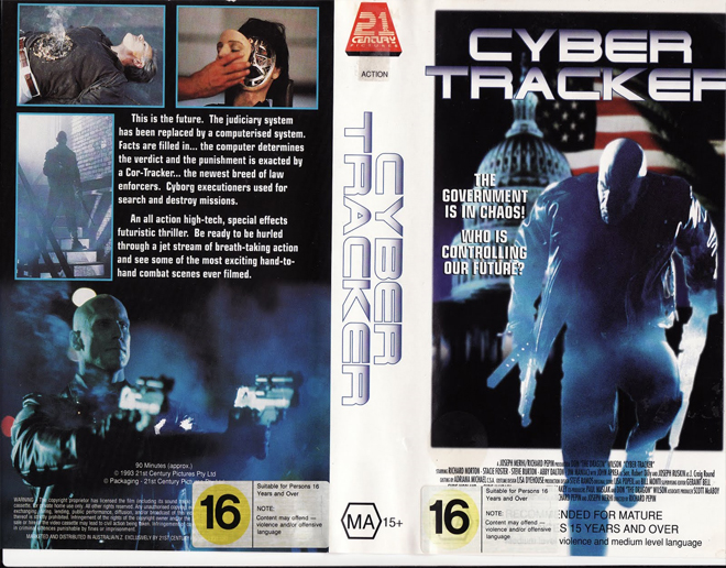 CYBER TRACKER VHS COVER