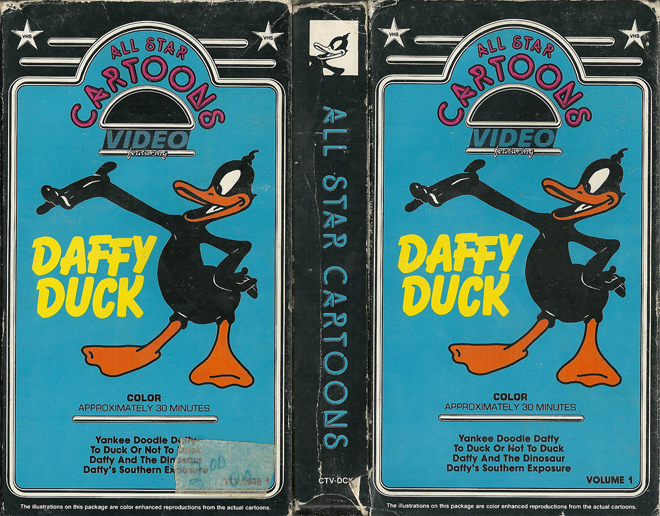 DAFFY DUCK ALL STAR CARTOONS VHS COVER