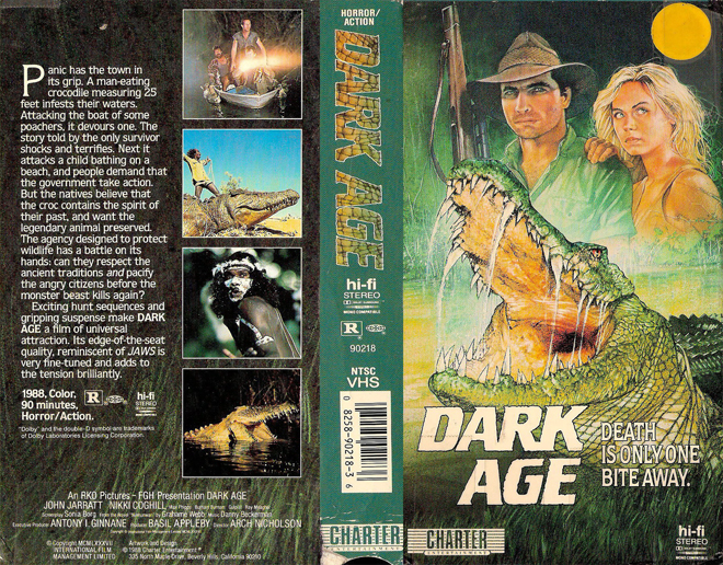 DARK AGE VHS COVER