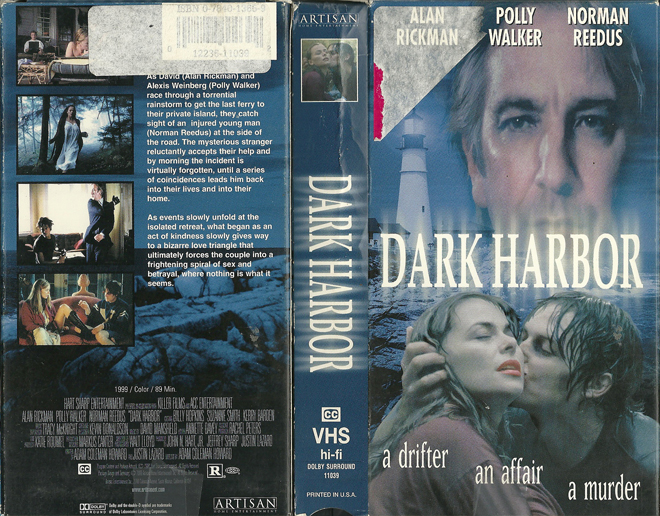 DARK HARBOR VHS COVER