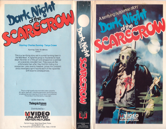 DARK KNIGHT OF THE SCARECROW VHS COVER