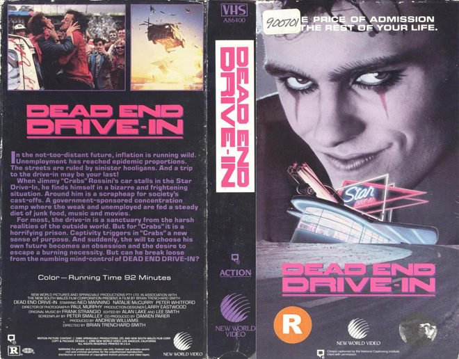 DEAD END DRIVE-IN VHS COVER