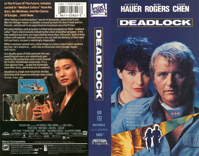 DEADLOCK, STRANGE VHS, ACTION VHS COVER, HORROR VHS COVER, BLAXPLOITATION VHS COVER, HORROR VHS COVER, ACTION EXPLOITATION VHS COVER, SCI-FI VHS COVER, MUSIC VHS COVER, SEX COMEDY VHS COVER, DRAMA VHS COVER, SEXPLOITATION VHS COVER, BIG BOX VHS COVER, CLAMSHELL VHS COVER, VHS COVER, VHS COVERS, DVD COVER, DVD COVERSS
