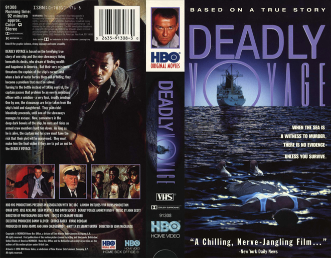 DEADLY VOYAGE, VHS COVERS - SUBMITTED BY GEMIE FORD