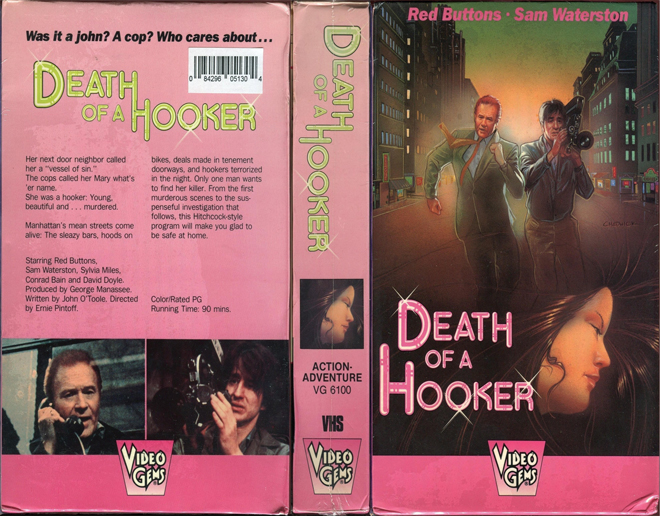 DEATH OF A HOOKER VHS COVER