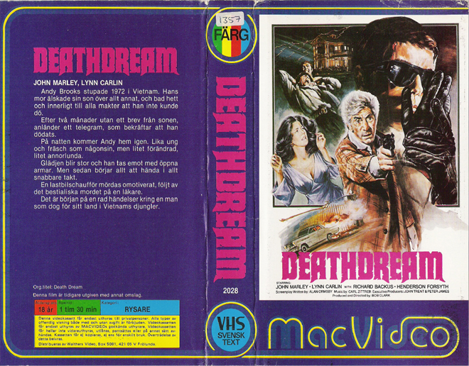 DEATHDREAM MAC VIDEO VHS COVER