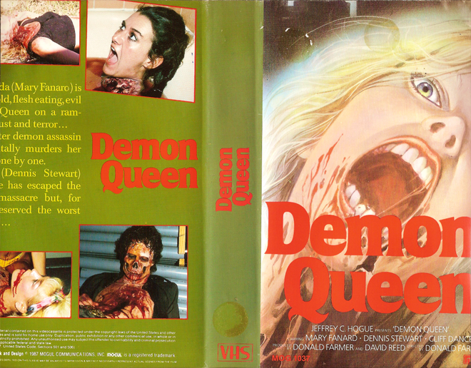 DEMON QUEEN, HORROR VHS, ACTION EXPLOITATION VHS, ACTION VHS, HORROR, SCI-FI VHS, MUSIC VHS, THRILLER VHS, SEX COMEDY VHS, DRAMA VHS, SEXPLOITATION VHS, BIG BOX VHS, CLAMSHELL VHS, VHS COVER, VHS COVERS, DVD COVER, DVD COVERS