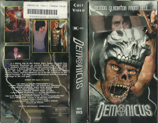 DEMONICUS VHS COVER, VHS COVERS