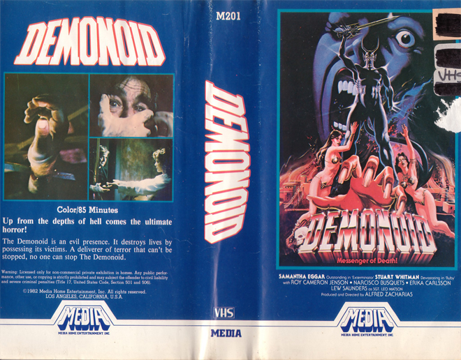 DEMONID VHS COVER