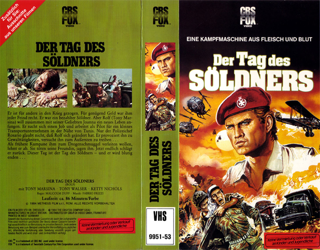 DER TAG DES SOLDNERS VHS COVER