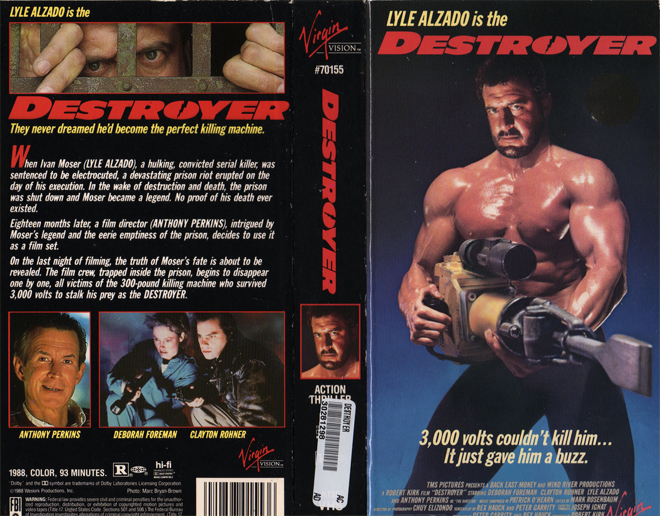 DESTROYER VHS COVER