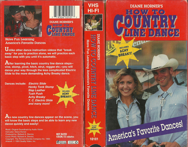 DIANE HORNER'S HOW TO COUNTRY LINE DANCE VHS COVER
