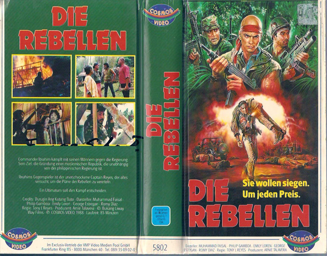 DIE REBELLEN VHS COVER