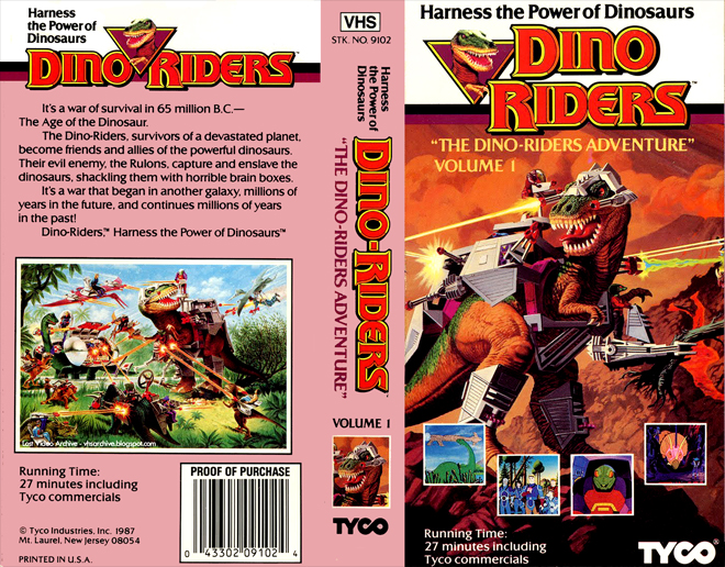 DINO RIDERS THE DINO RIDERS ADVENTURE VOLUME 1 - SUBMITTED BY PAUL TOMLINSON 