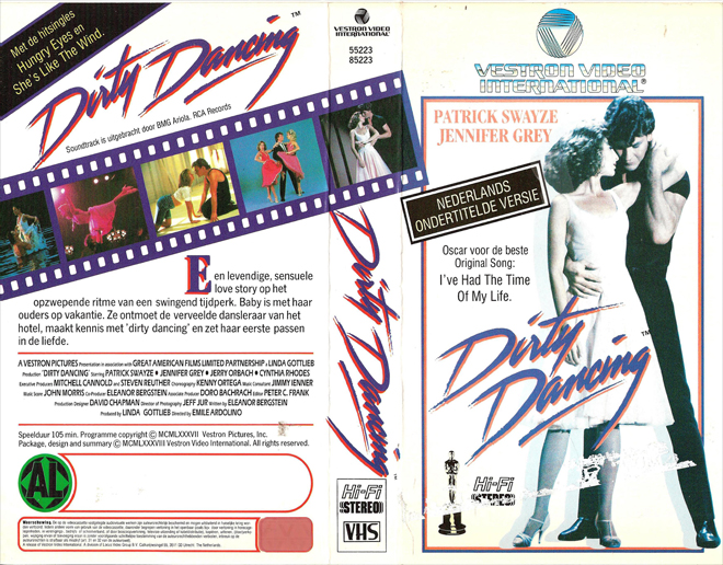 DIRTY DANCING VHS COVER