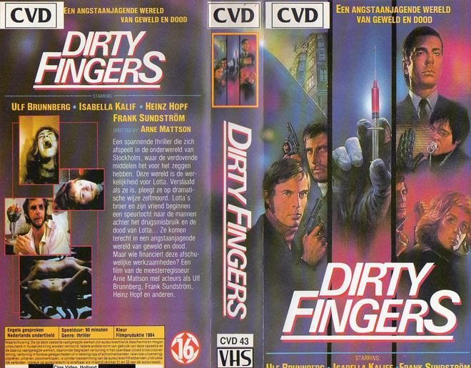DIRTY FINGERS VHS COVER