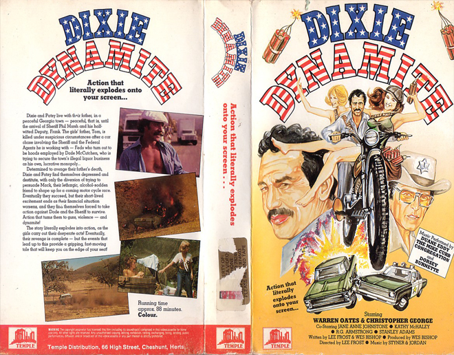 DIXIE DYNAMITE VHS COVER