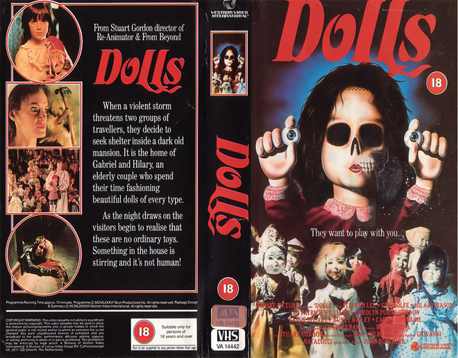 DOLLS VHS COVER