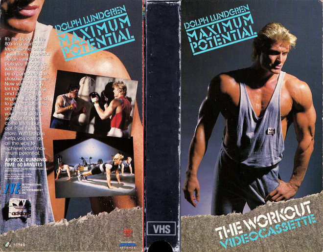 DOLPH LUNDGREN MAXIMUM POTENTIAL VHS COVER
