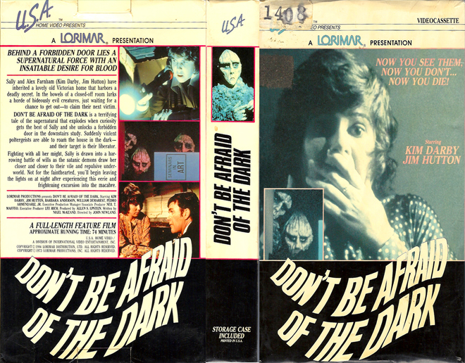 DONT BE AFRAID OF THE DARK VHS COVER