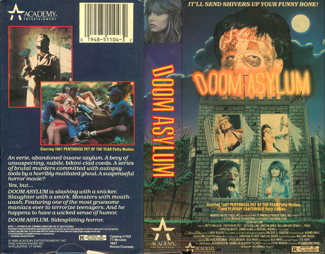 DOOM ASYLUM VHS COVER