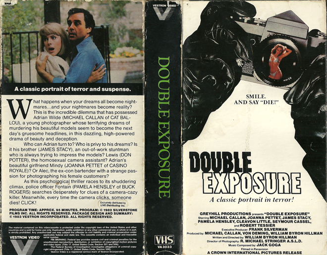 DOUBLE EXPOSURE VHS COVER