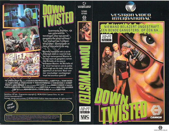 DOWN TWISTED VHS COVER