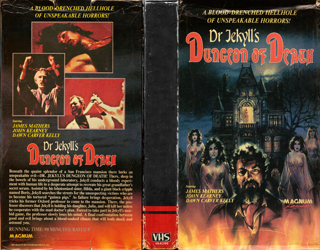 DR JEKYLLS DUNGEON OF DEATH VHS COVER