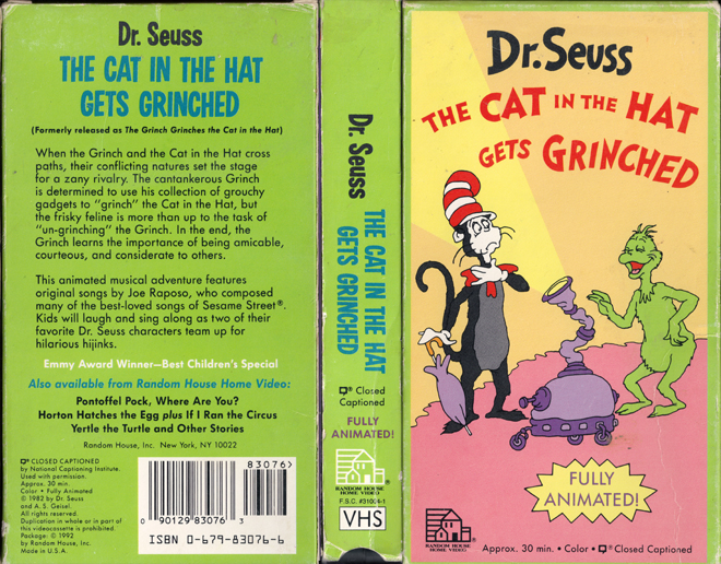 DR SEUSS : THE CAT IN THE HAT GETS GRINCHED