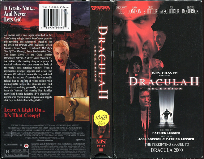 DRACULA 2, ACTION VHS COVER, HORROR VHS COVER, BLAXPLOITATION VHS COVER, HORROR VHS COVER, ACTION EXPLOITATION VHS COVER, SCI-FI VHS COVER, MUSIC VHS COVER, SEX COMEDY VHS COVER, DRAMA VHS COVER, SEXPLOITATION VHS COVER, BIG BOX VHS COVER, CLAMSHELL VHS COVER, VHS COVER, VHS COVERS, DVD COVER, DVD COVERS