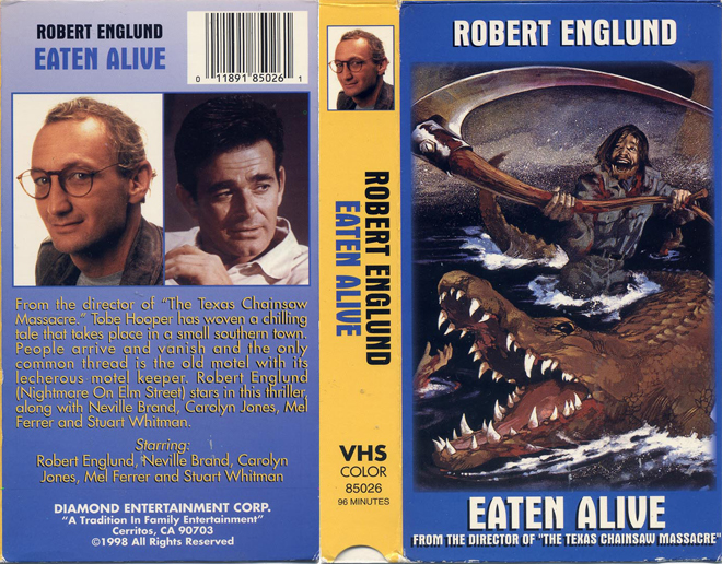 EATEN ALIVE VHS COVER