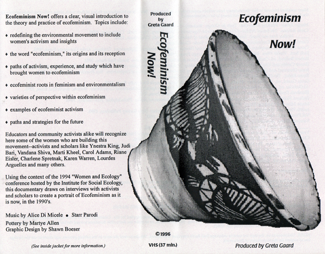ECOFEMINISM NOW VHS COVER