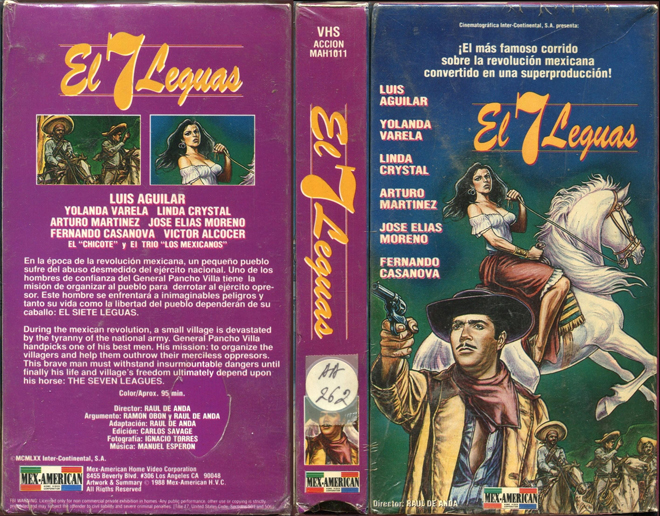 EL 7 LEGUAS, ACTION, HORROR, BLAXPLOITATION, HORROR, ACTION EXPLOITATION, SCI-FI, MUSIC, SEX COMEDY, DRAMA, SEXPLOITATION, BIG BOX, CLAMSHELL, VHS COVER, VHS COVERS, DVD COVER, DVD COVERS