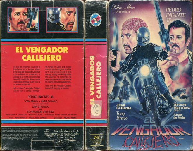 EL VENGADOR CALLEJERO, ACTION VHS COVER, HORROR VHS COVER, BLAXPLOITATION VHS COVER, HORROR VHS COVER, ACTION EXPLOITATION VHS COVER, SCI-FI VHS COVER, MUSIC VHS COVER, SEX COMEDY VHS COVER, DRAMA VHS COVER, SEXPLOITATION VHS COVER, BIG BOX VHS COVER, CLAMSHELL VHS COVER, VHS COVER, VHS COVERS, DVD COVER, DVD COVERS
