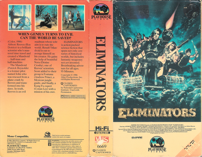 ELIMINATORS - SUBMITTED BY SAM H FRANKLIN