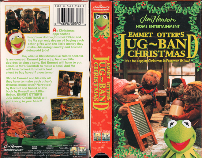 EMMET OTTERS JUG BAND CHRISTMAS VHS COVER