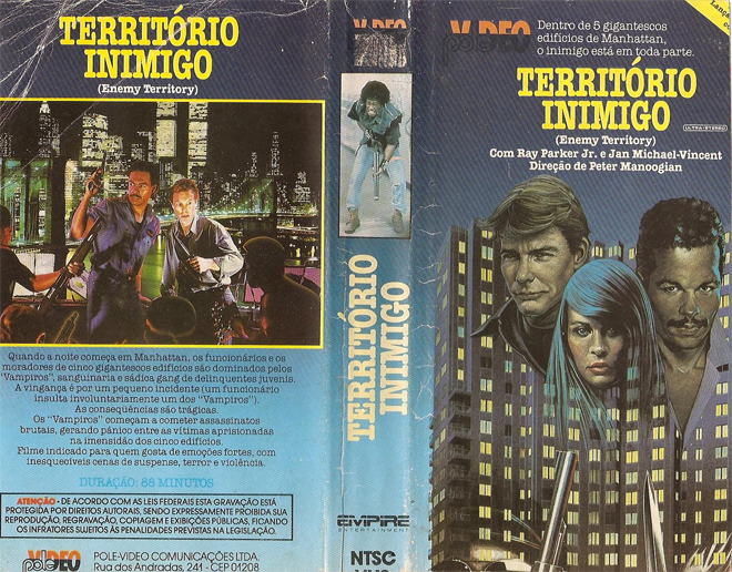 ENEMY TERRITORY - THE ASCENT, BRAZIL VHS, BRAZILIAN VHS, ACTION VHS COVER, HORROR VHS COVER, BLAXPLOITATION VHS COVER, HORROR VHS COVER, ACTION EXPLOITATION VHS COVER, SCI-FI VHS COVER, MUSIC VHS COVER, SEX COMEDY VHS COVER, DRAMA VHS COVER, SEXPLOITATION VHS COVER, BIG BOX VHS COVER, CLAMSHELL VHS COVER, VHS COVER, VHS COVERS, DVD COVER, DVD COVERS